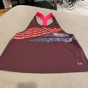 Bundle of Under Armour Women's Maroon Tank with Grey Open Back Tee